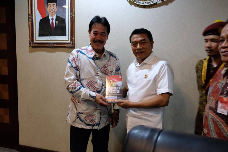 Terima Ormas Katolik, Moeldoko Sepakat Kuatkan Nilai Kebangsaan